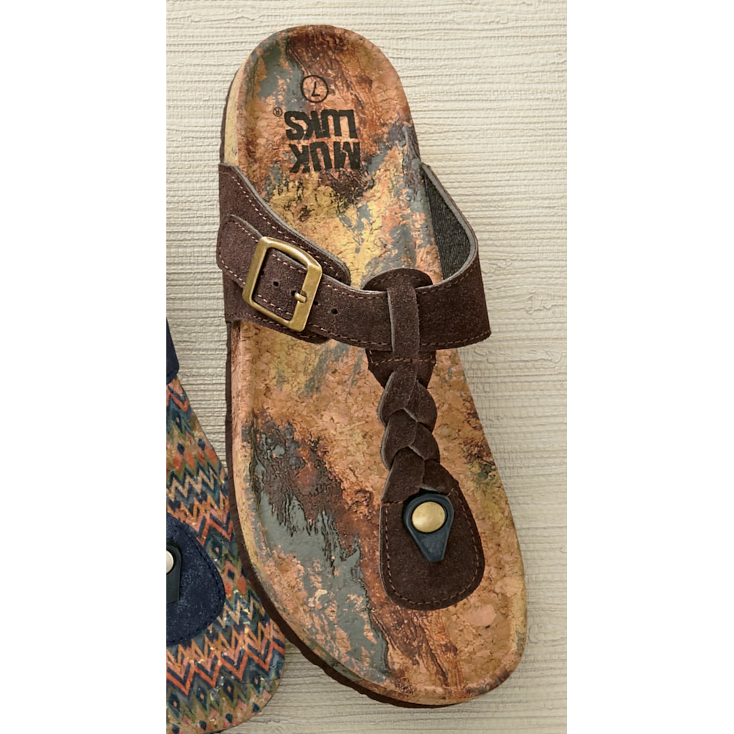 MUK LUKS Marsha Terra Turf Sandal Montgomery Ward