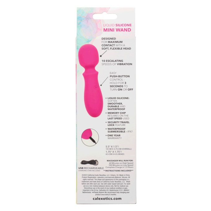 Bliss Liquid Silicone Mini Wand By Calexotics, , large