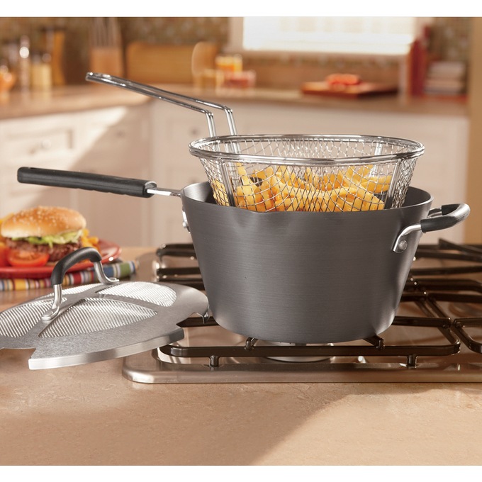 Deep fry outlet stove top