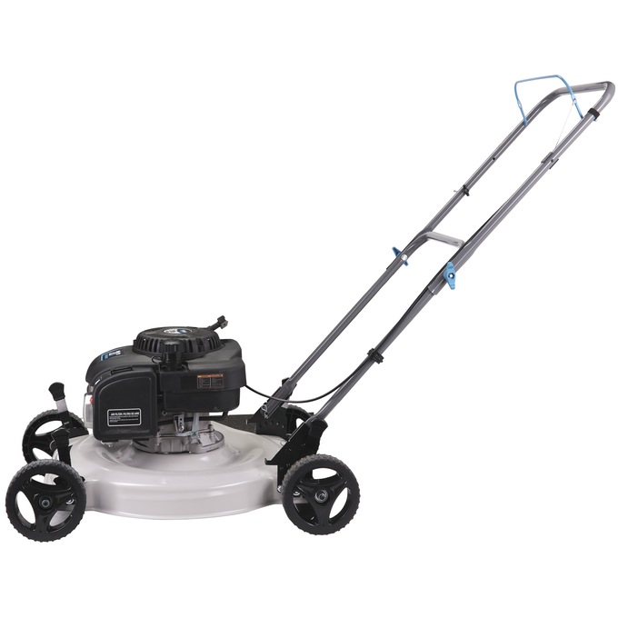 Pulsar 21" 200cc 2-in-1 Side Dishcharge Small Wheel Push Lawnmower, Black, large