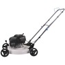 Pulsar 21" 200cc 2-in-1 Side Dishcharge Small Wheel Push Lawnmower, Black, large