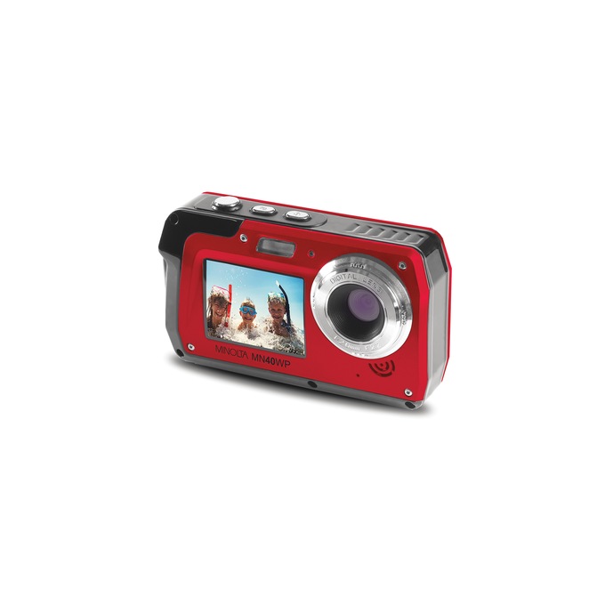 Minolta Dual-Screen Waterproof Digital Camera, , large