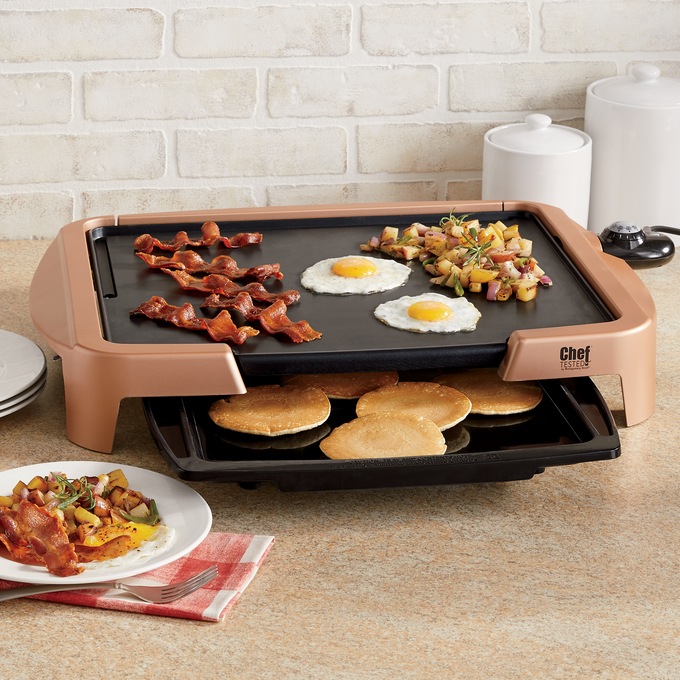 Chef Tested Griddle with Warmer Drawer by Wards, , large