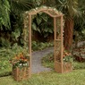 Garden Arch with Planters, , large