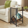 Side Table with Magazine Rack, , large