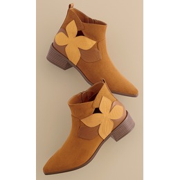 Monroe and Main Floral Overlay Bootie, , large