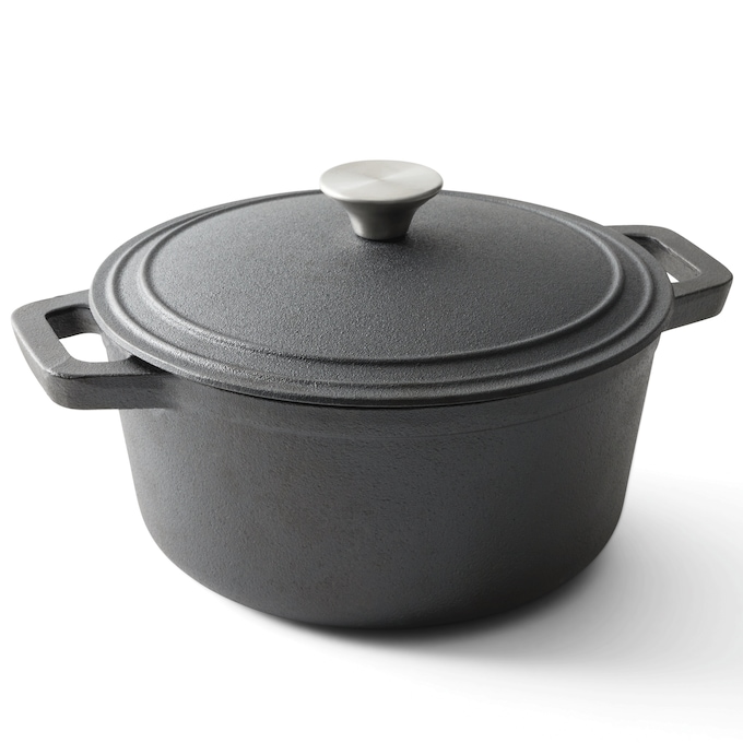 Piece Pre-Seasoned Cast Iron Cookware Set with Skillets and Dutch Oven, , large