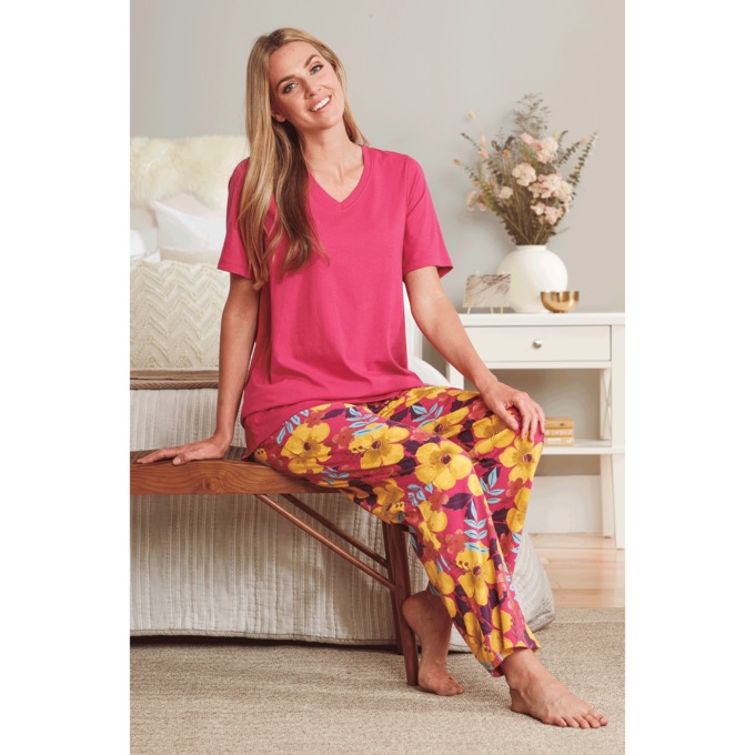 PJ Set with Free Shorts, , large