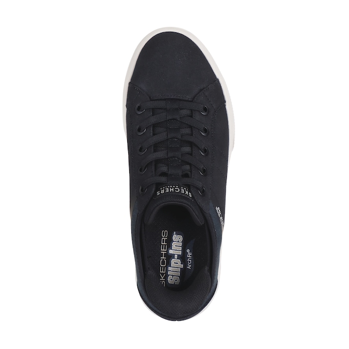 Skechers Men's Slip-Ins Arch Fit Arcade - Good 2 See Ya Sneaker, Black, large