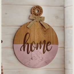 Home Two-Tone Tray Wall D&eacute;cor, , large