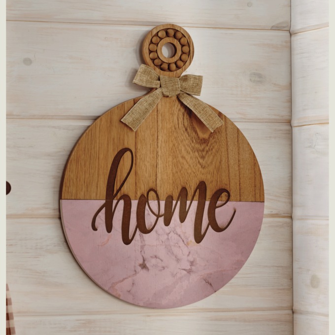 Home Two-Tone Tray Wall D&eacute;cor, , large