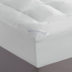 Sleep Connection<sup class='mark'>®</sup> Blended Memory Foam Mattress Topper by Montgomery Ward, , large