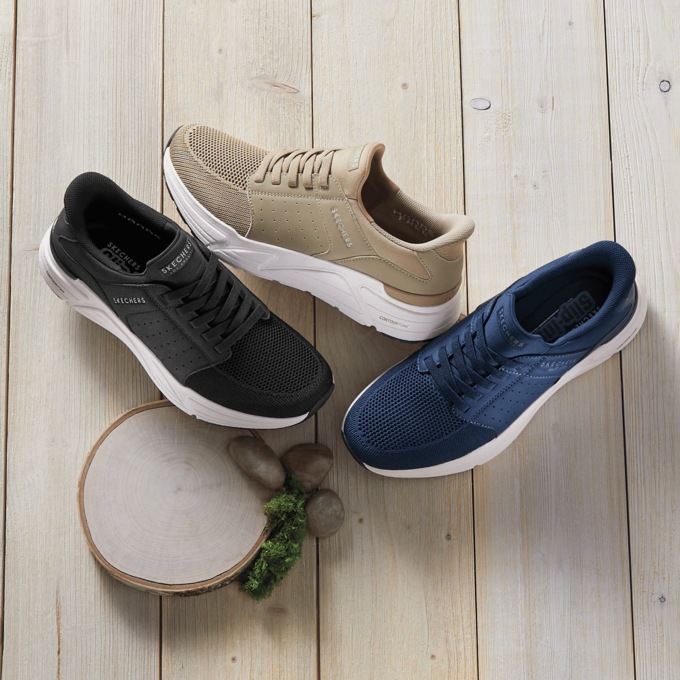 Skechers Men's Slip-Ins Rovino Lite Shoe with Memory Foam and 2" Platform, , large