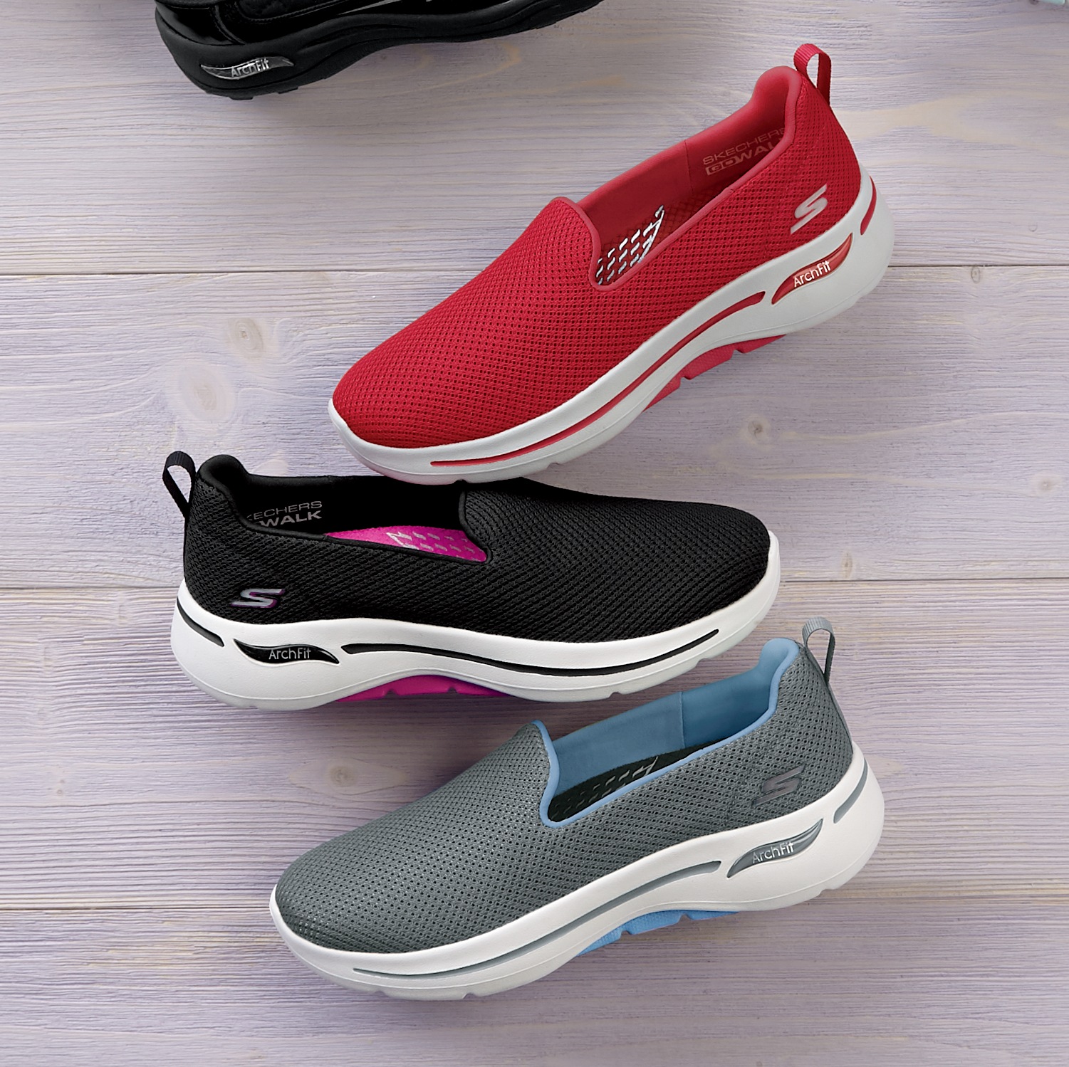 Women's skechers gowalk arch fit grateful slip on sneaker clearance