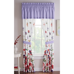 Floral Butterfly Panel Pair, , large