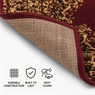 4-Piece Plush Floral Kirman Rug Set with Runner and Mats, , large