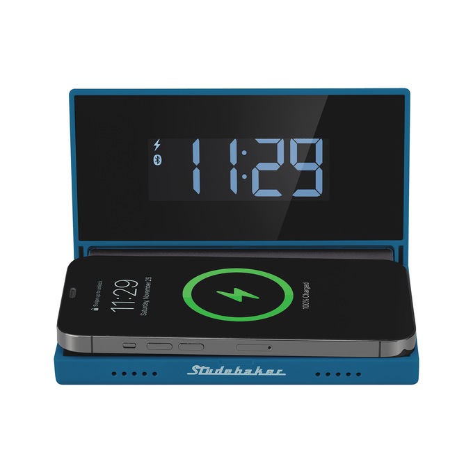 Studebaker 4-in-1 Charging Clock, , large