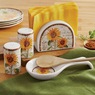 4-Piece Scripted Sunflower Stovetop Set, , large