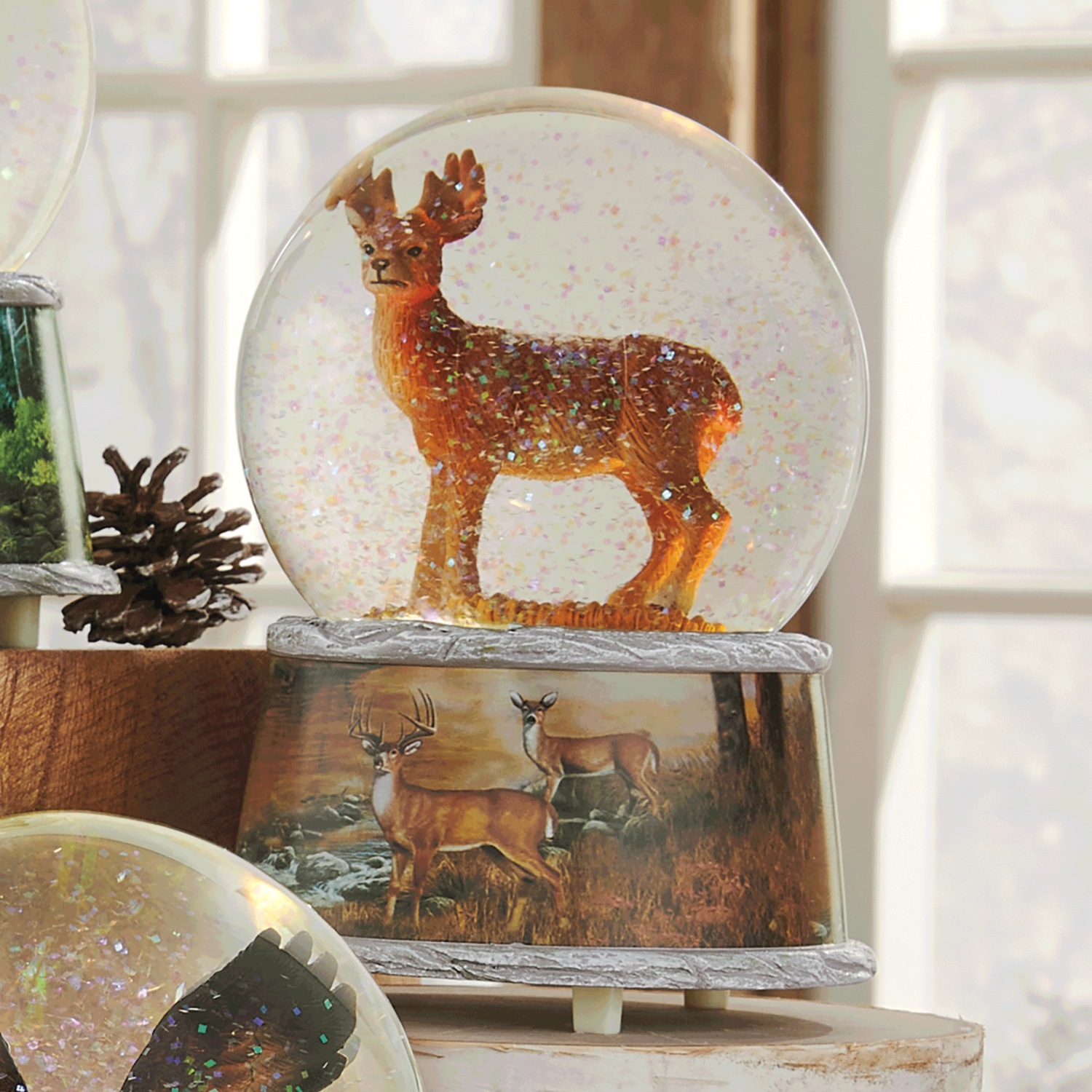 Lit Wildlife Waterglobe | Montgomery Ward