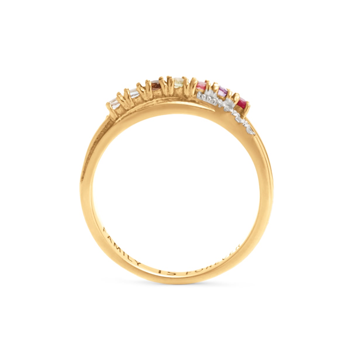 Birthstone/Family Crossover Ring, , large