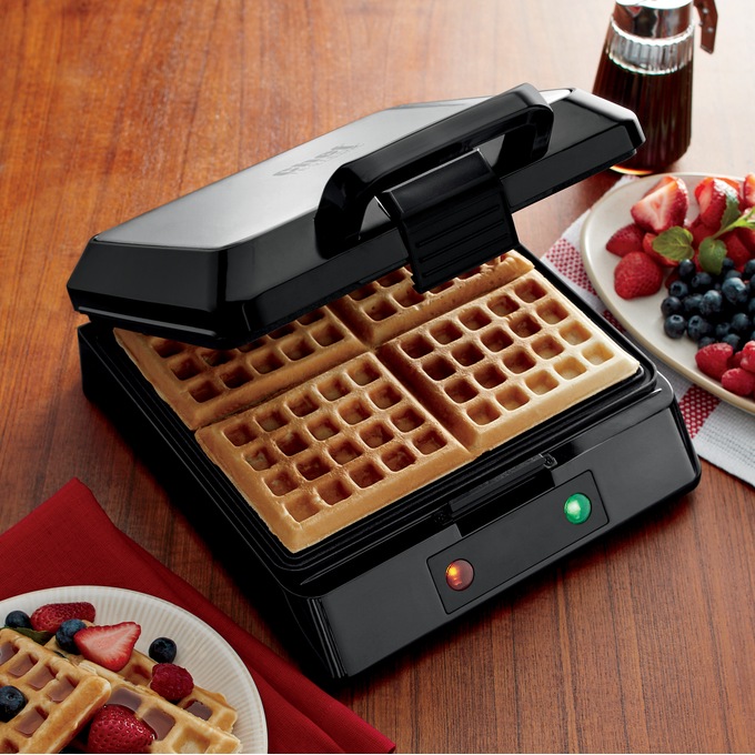 Chef Tested 4-Slice Waffle Maker, , large