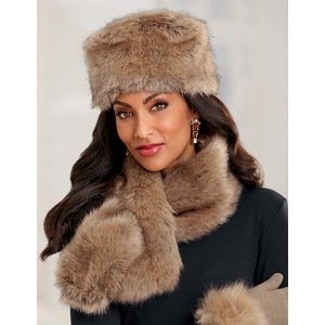 Monroe Faux-Fur Collar, , large