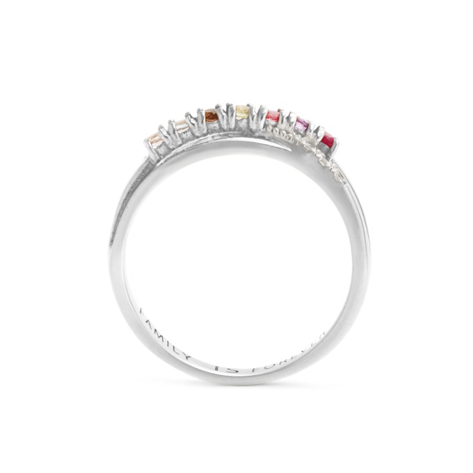 Birthstone/Family Crossover Ring, , large