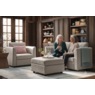 Harrison Sectional Armless Chair with Storage, Beige, large