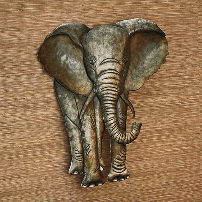Elephant Wall Art, Multi, large
