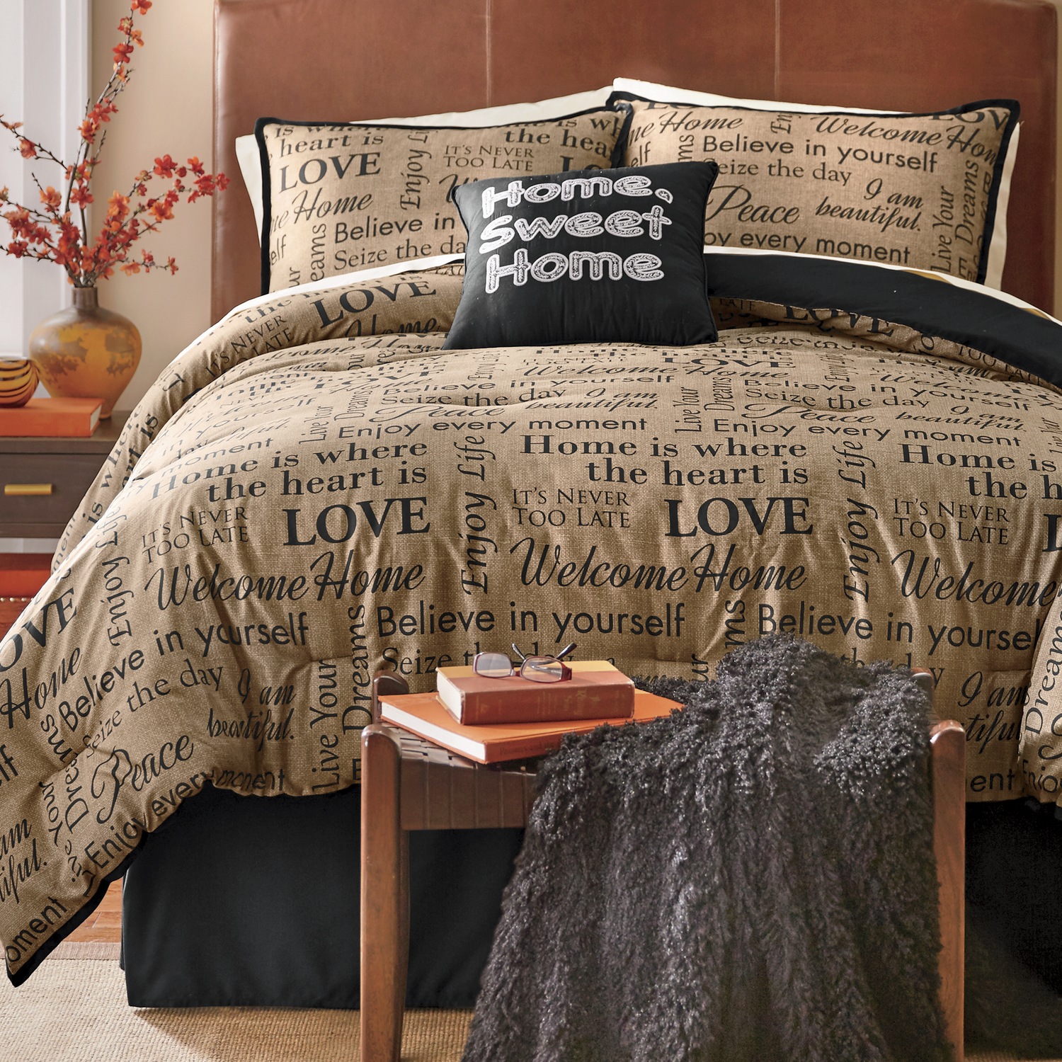 Home Sweet Home Comforter Set | Montgomery Ward