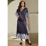 Mi Amor Long V-Neck Caftan, Deep Amethyst, large