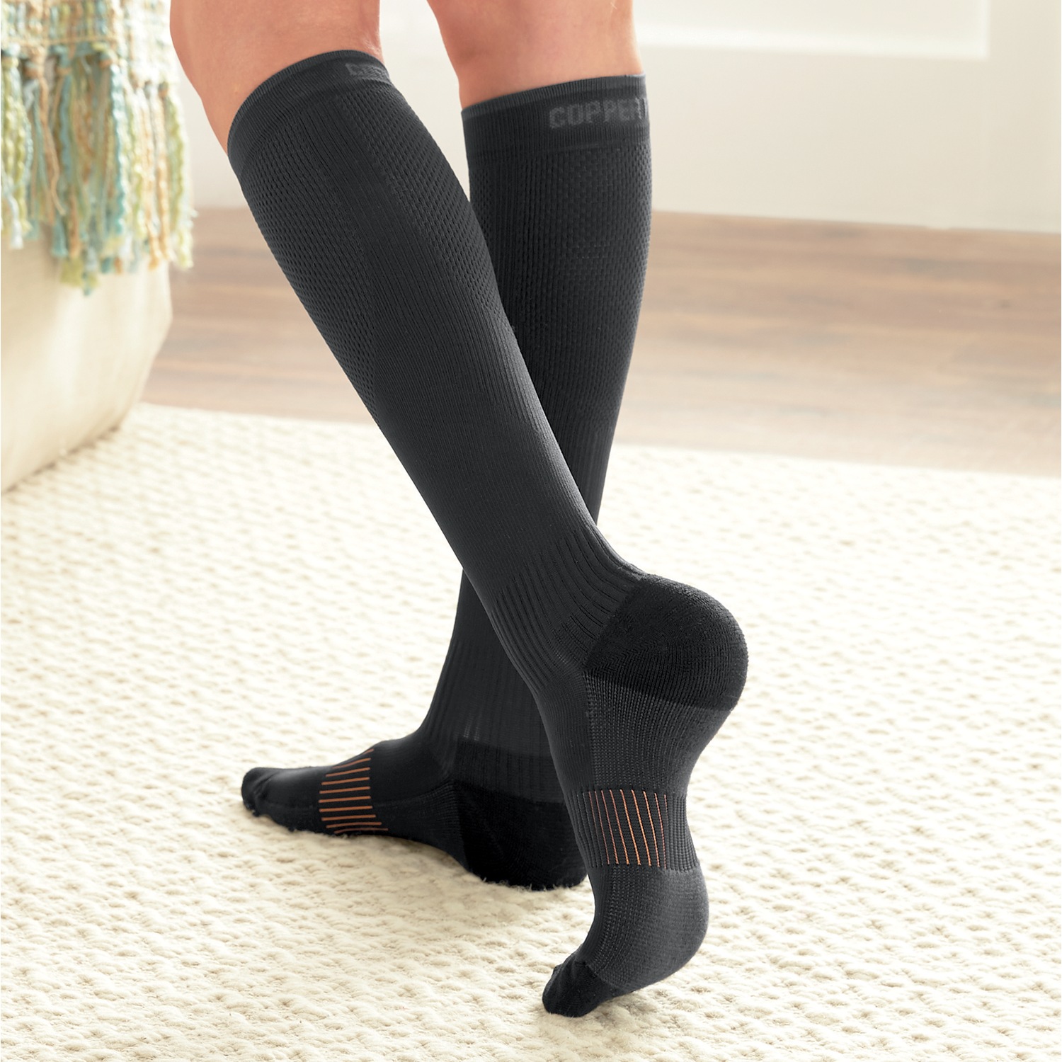 Unisex Copper Fit Compression Energy Socks Montgomery Ward