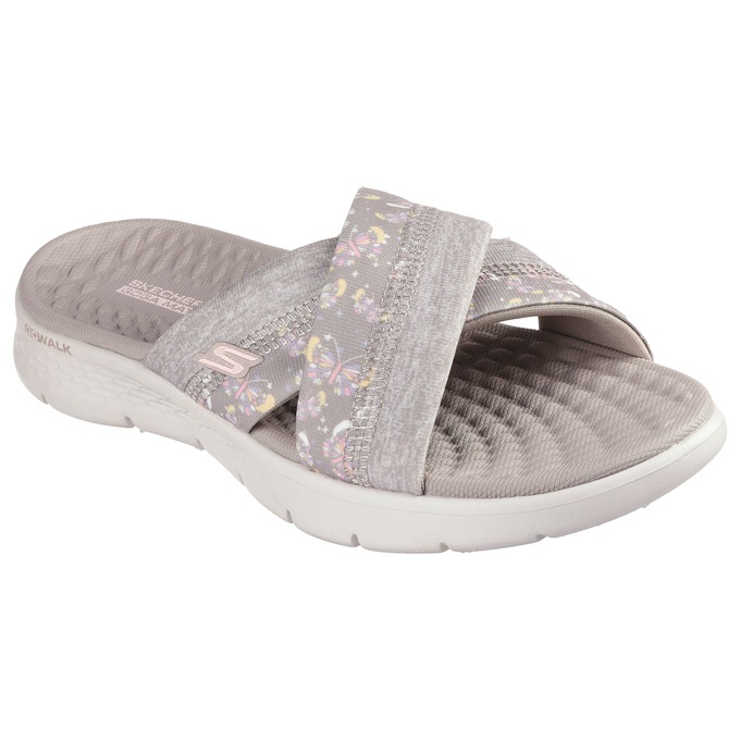 Skechers Womens' GO WALK Flex Butterfly Bliss Slide, , large