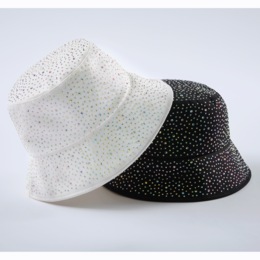 Rhinestone Bucket Hat, , large