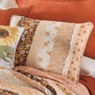Virginia Fall Floral Ruffle Quilted Sham, , large