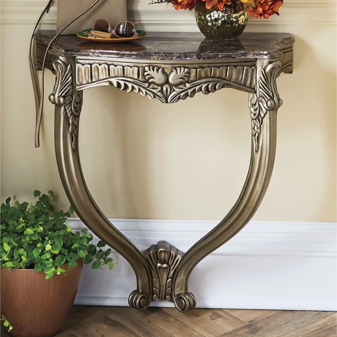 Wall-Leaning Console Table, , large