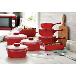 Ginny&#39;s 17-Piece Microwave Cookware Set, , large
