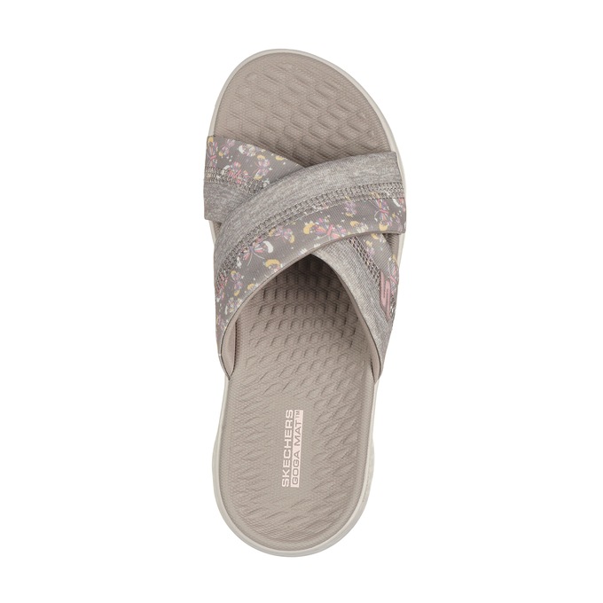 Skechers Womens' GO WALK Flex Butterfly Bliss Slide, , large