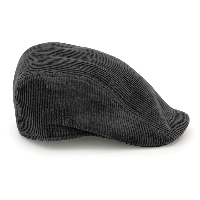 Corduroy Driving Cap with Adjustable Closure, , large
