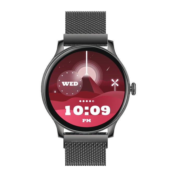 IG Round Smartwatch, Silver, large