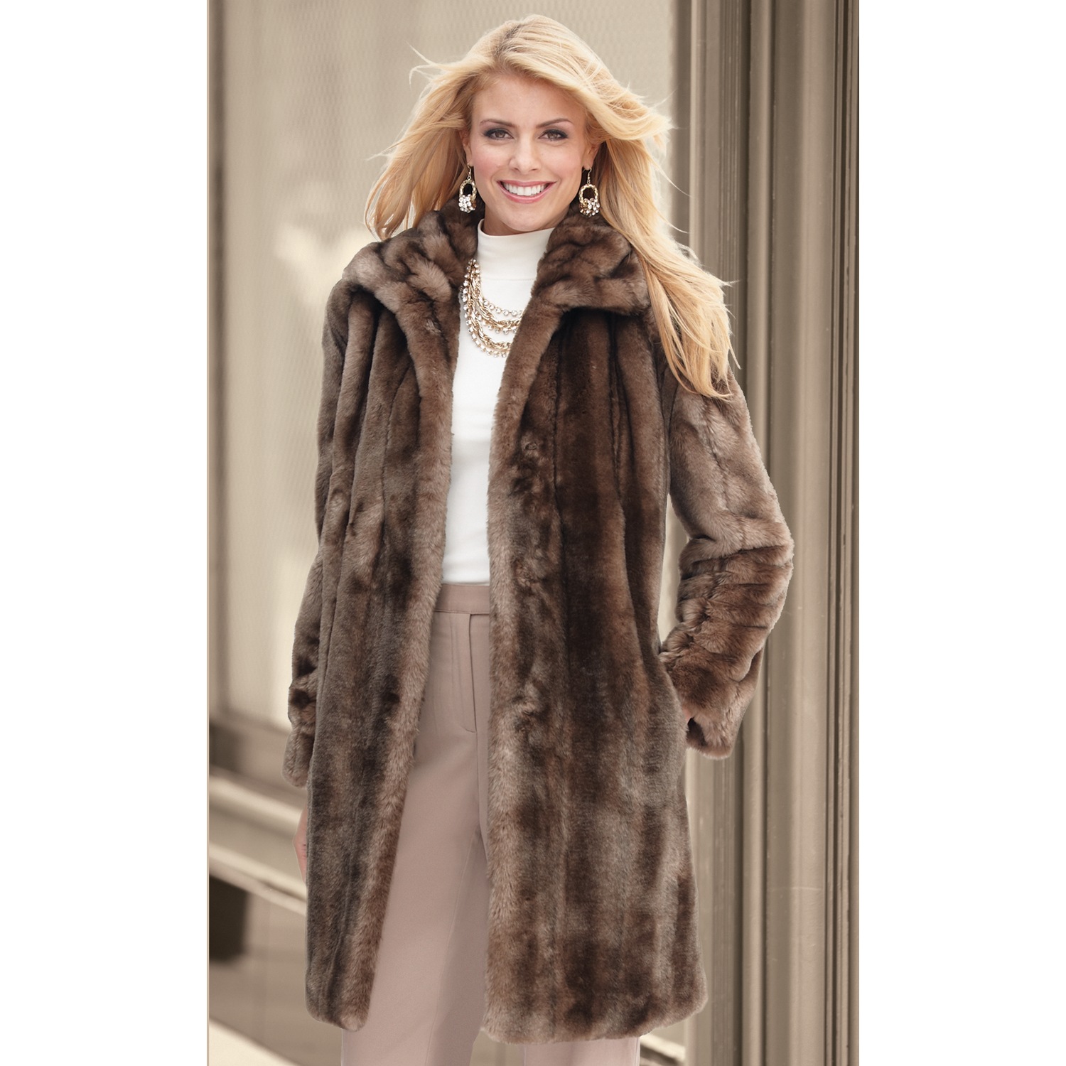 FauxMink Coat Montgomery Ward