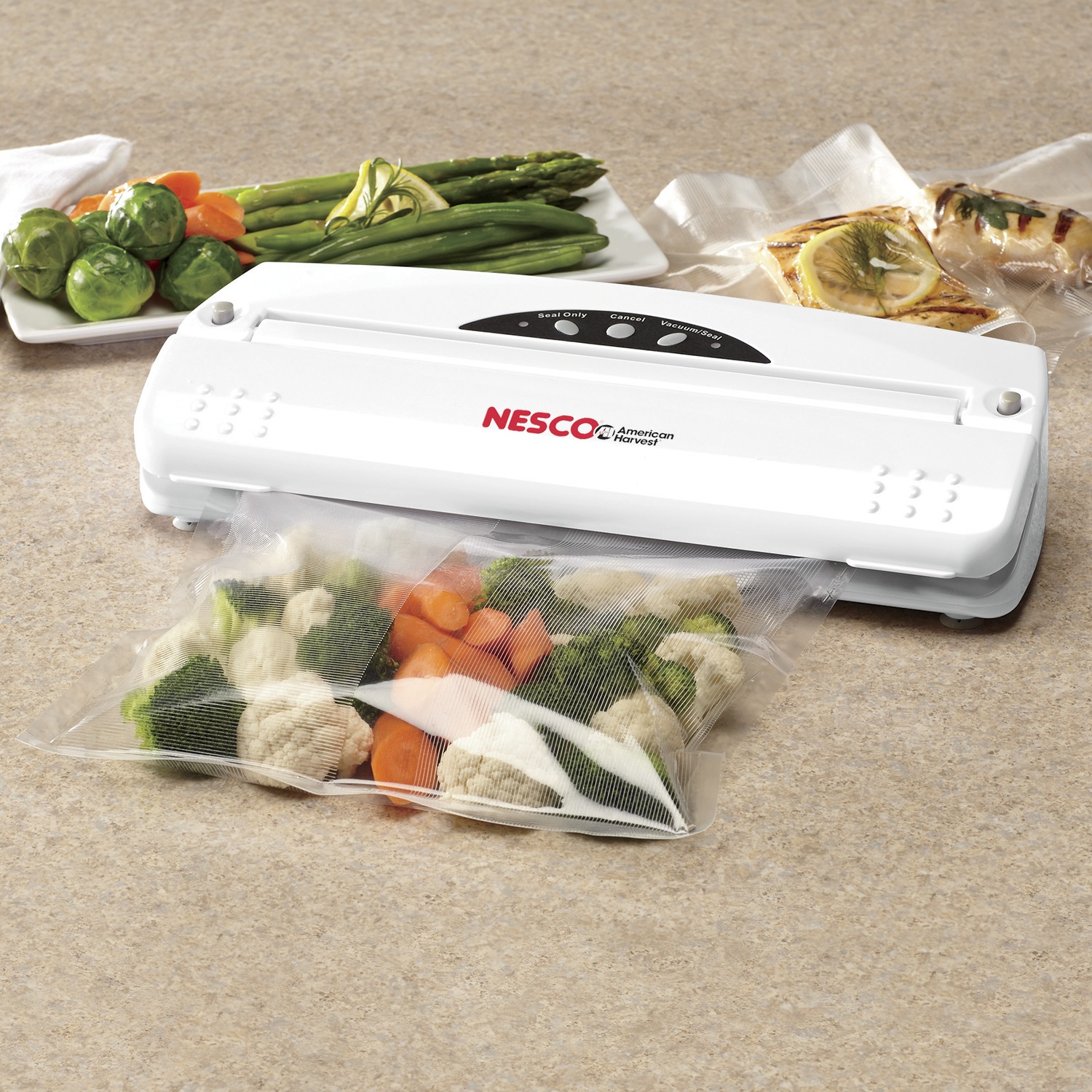 Vacuum Sealer 2Pack Bag Rolls by Nesco Montgomery Ward