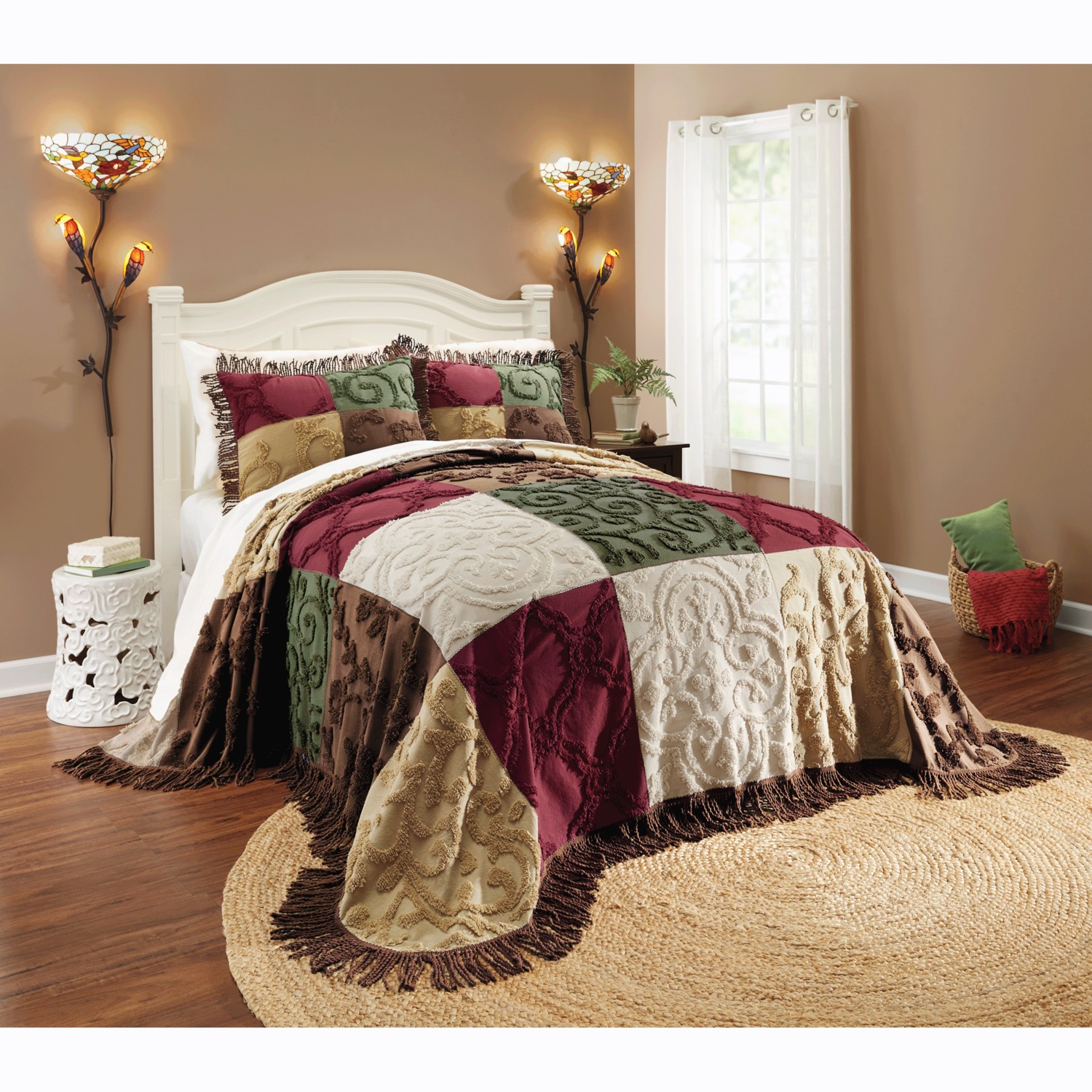 Antiquity Chenille Bedspread and Sham | Montgomery Ward