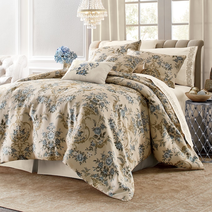 Serenity Jacquard Comforter Set, , large