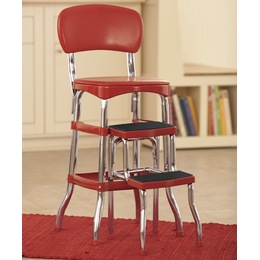 Counter-Height Retro Step Stool, , large