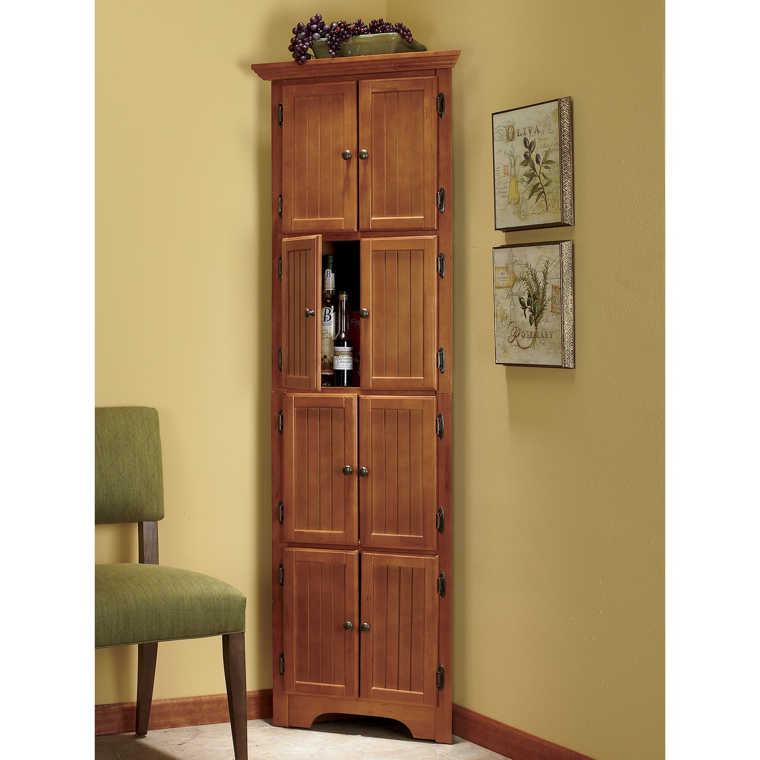 8-Door Corner Cabinet | Montgomery Ward