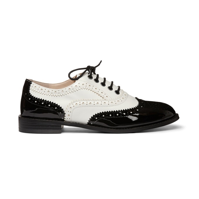 Women's spectator shoes sales black and white