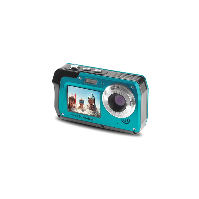 Minolta Dual-Screen Waterproof Digital Camera, , large