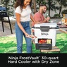 Ninja FrostVault Hard Cooler with Dry Zone, White, large