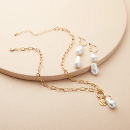 Ring Charms Necklace &amp; Earring Set, , large